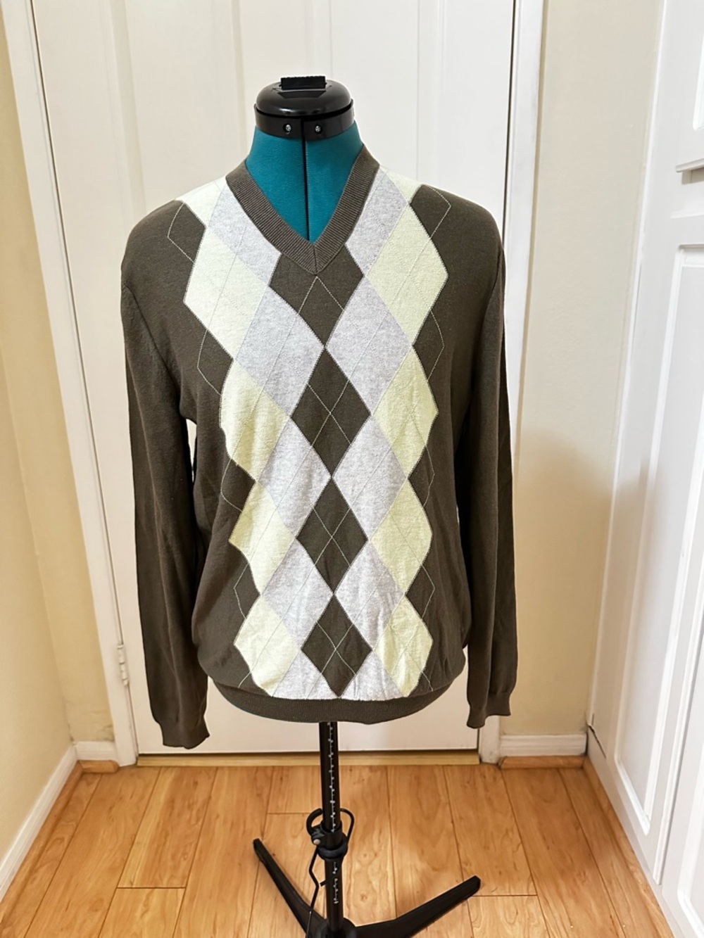 NWOT Banana Republic Men’s Sz M Luxury Silk/Cotton/Cashmere Blend Sweater